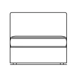 St-sac31plt54583-bn Aico Furniture Studio Living Room Furniture Living Room Chair