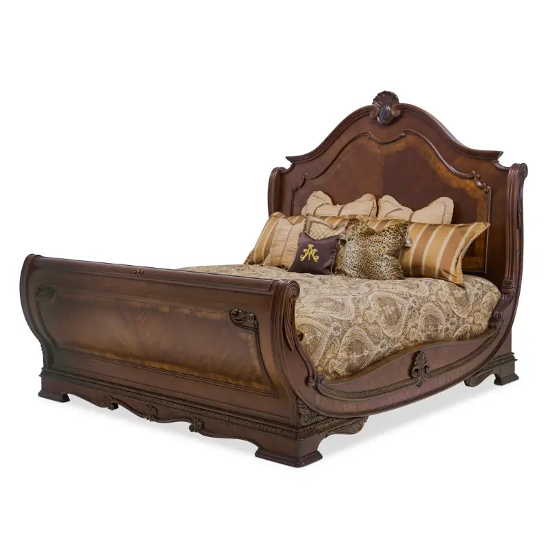9051026-202 Aico Furniture Bella Veneto Bedroom Furniture Bed