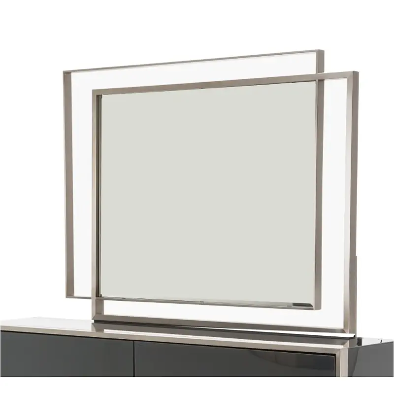 9010060-809 Aico Furniture Metro Lights Bedroom Furniture Mirror
