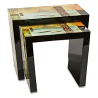 Fs-ilusn-039 Aico Furniture Illusions Accents Accent Furniture Nesting Table