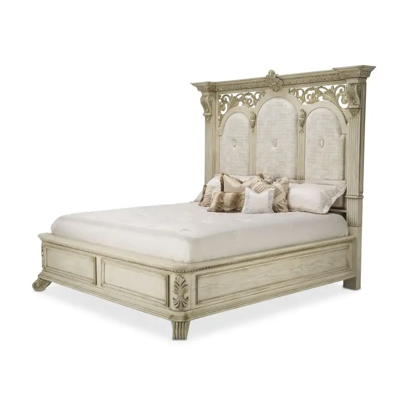 9053012-115 Aico Furniture Villa Di Como Bedroom Furniture Bed
