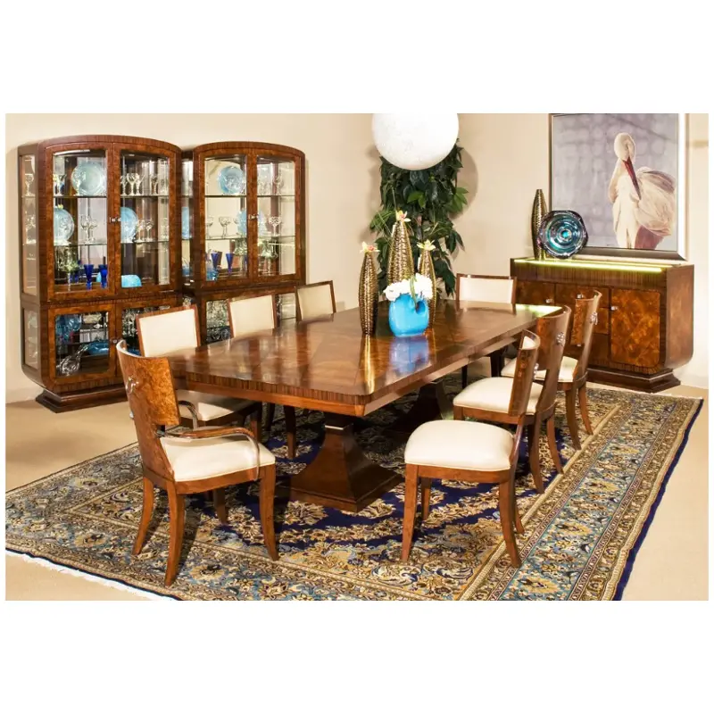 10302t-32 Aico Furniture Cloche Dining Room Furniture Dining Table
