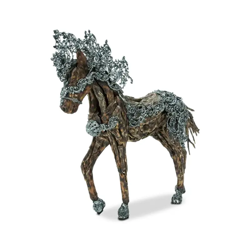 Acf-arf-horse-001 Aico Furniture Discoveries Accent Furniture Statue