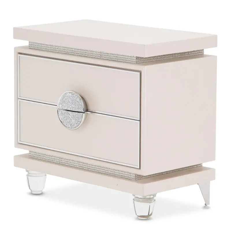 9011040-111 Aico Furniture Glimmering Heights Bedroom Furniture Nightstand