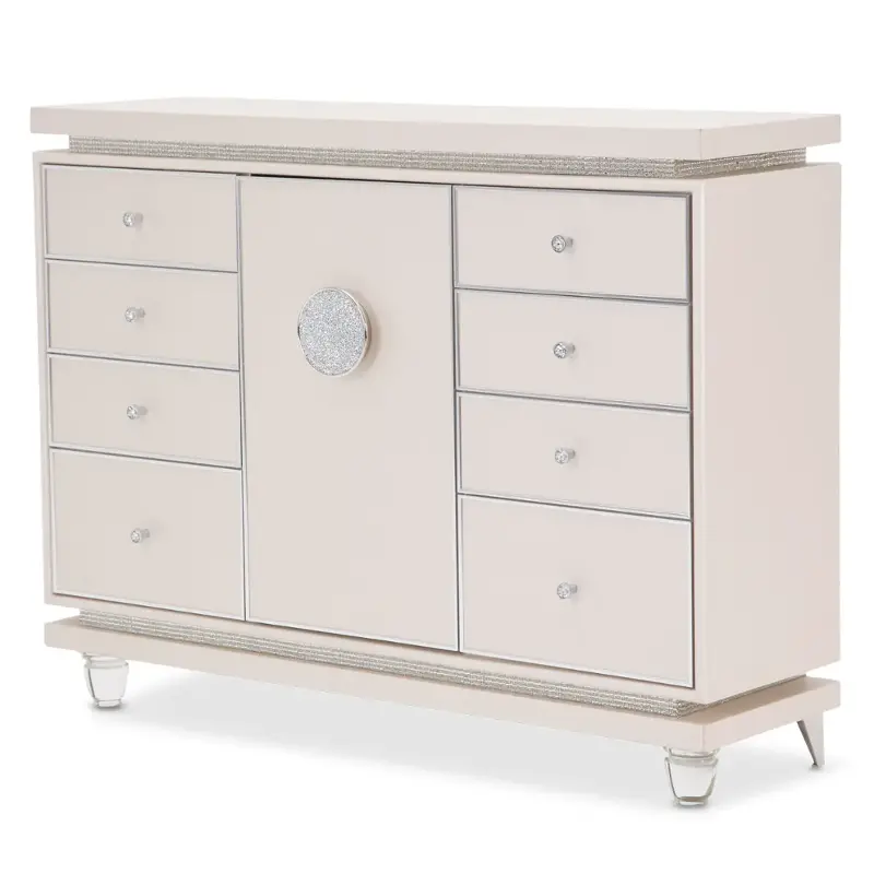 9011050-111 Aico Furniture Glimmering Heights Upholstered Dresser