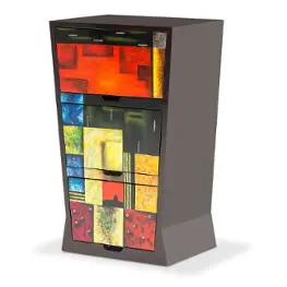 Fs-ilusn-083a Aico Furniture Illusions Accents Accent Furniture Accent Chest