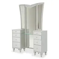 9019058-118 Aico Furniture Melrose Plaza Bedroom Furniture Vanitie