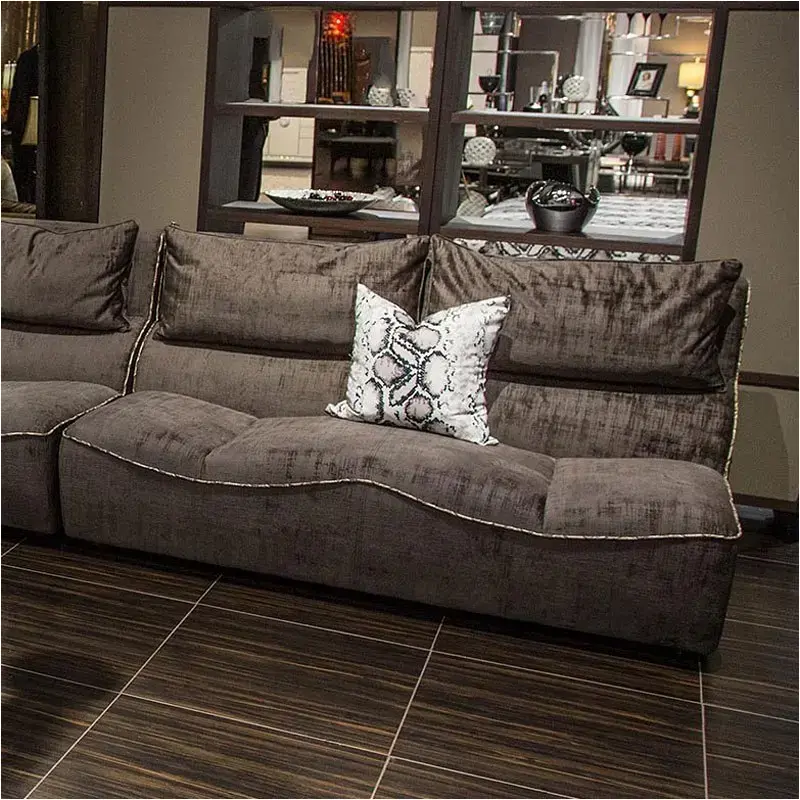 St-21csm28-cbn-00py Aico Furniture Cosmopolitan Living Room Furniture Sectional