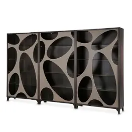 9029505s-212 Aico Furniture Cosmopolitan 21-taupe Dining Room Furniture Curio