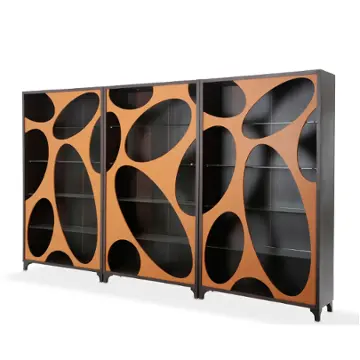 9029505s-812 Aico Furniture Cosmopolitan 21-orange Dining Room Furniture Curio