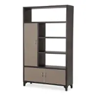 9029098l-212 Aico Furniture Cosmopolitan 21-taupe Home Entertainment Furniture Bookcase