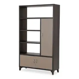 9029098r-212 Aico Furniture Cosmopolitan 21-taupe Home Entertainment Furniture Bookcase