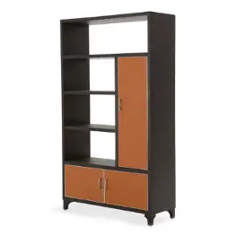 9029098r-812 Aico Furniture Cosmopolitan 21-orange Home Entertainment Furniture Bookcase
