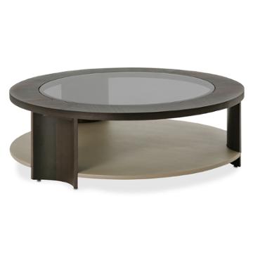 9029201-212 Aico Furniture Cosmopolitan 21-taupe Living Room Cocktail Table