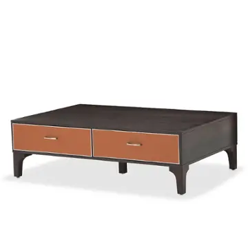9029301-812 Aico Furniture Cosmopolitan 21-orange Living Room Furniture Cocktail Table