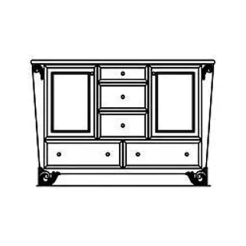 9028007-112 Aico Furniture Sunset Terrace Dining Room Furniture Sideboard