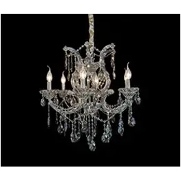 Lt-ch941-6smk Aico Furniture Lighting Accent Furniture Lighting