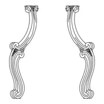 61100-29 Aico Furniture Bedroom Furniture Bed