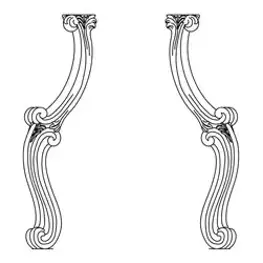 61100-29 Aico Furniture Bedroom Furniture Bed