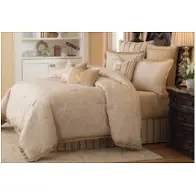 Bcs-qs09-carlton-ivy Aico Furniture Carlton Bedding Comforter