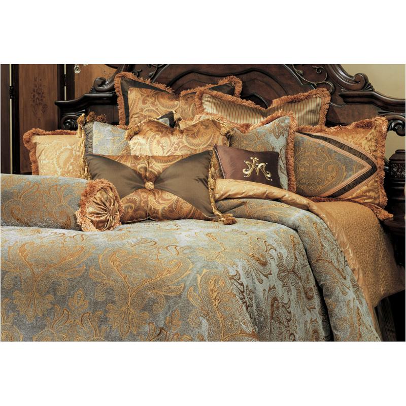 Bcs Qs12 Elzbth Aqa Aico Furniture Elizabeth Comforter Bcs Qs12 Elzbth Aqa Aico Furniture, Michael Amini Bedding