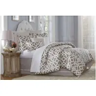 Bcs-qs09-harpr-nat Aico Furniture Harper Bedding Comforter