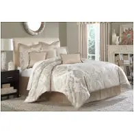 Bcs-ks10-mrbea-crm Aico Furniture Marbella Bedding Comforter