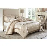 Bcs-qs10-plrmo-san Aico Furniture Palermo Bedding Comforter