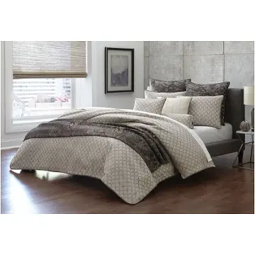 Bcs-qs09-pragn-taup Aico Furniture Paragon Bedding Comforter