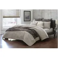 Bcs-qs09-pragn-taup Aico Furniture Paragon Bedding Comforter