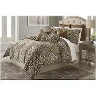 Bcs-qs09-portr-sadl Aico Furniture Porter Bedding Comforter