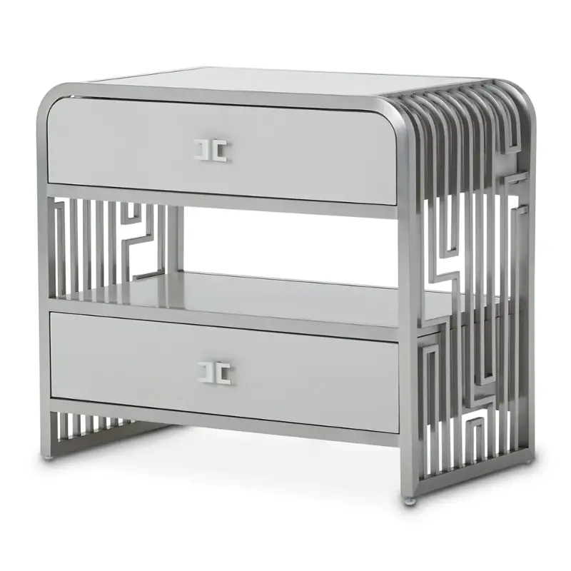 9006042-13 Aico Furniture Roxbury Park Bedroom Furniture Nightstand