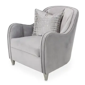 9006835-steel-220 Aico Furniture Roxbury Park Living Room Furniture Accent Chair
