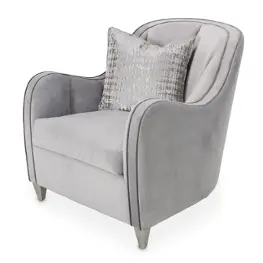 9006835-steel-220 Aico Furniture Roxbury Park Living Room Furniture Accent Chair