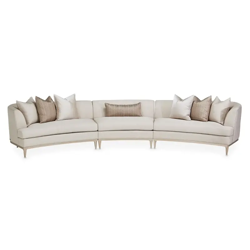 9007822-pearl-822 Aico Furniture Malibu Crest Living Room Furniture Sectional