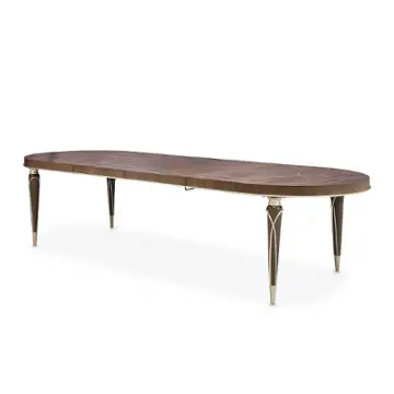 9008000-410 Aico Furniture Villa Cherie - Hazelnut Dining Room Furniture Dining Table