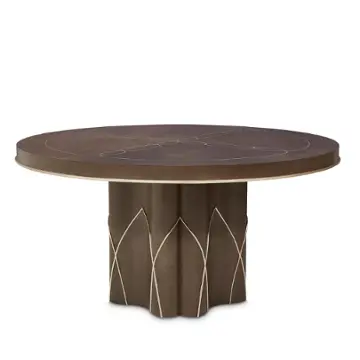9008001t-410 Aico Furniture Villa Cherie - Hazelnut Dining Room Furniture Dining Table