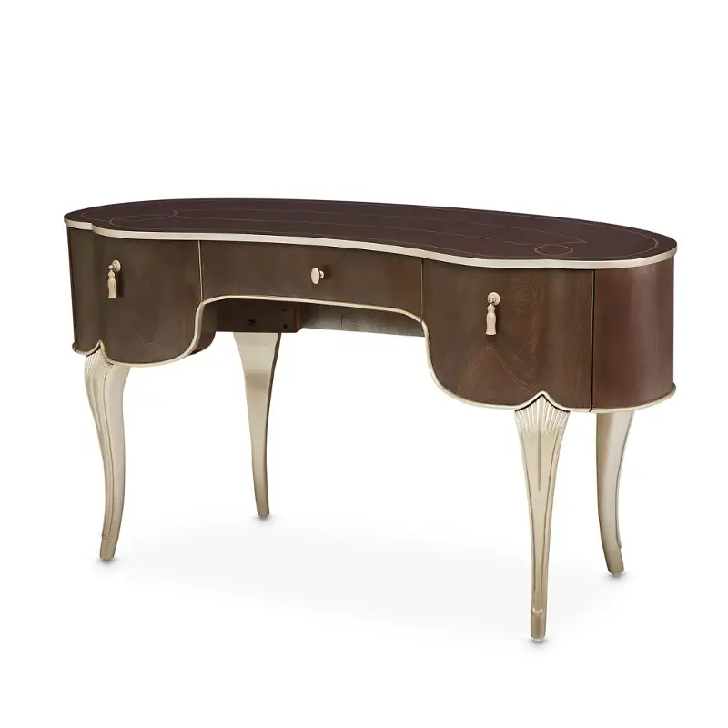 9008058-410 Aico Furniture Villa Cherie - Hazelnut Bedroom Furniture Vanitie