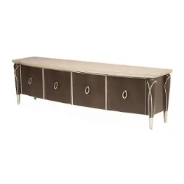 9008081-410 Aico Furniture Villa Cherie - Hazelnut Living Room Furniture Tv Console