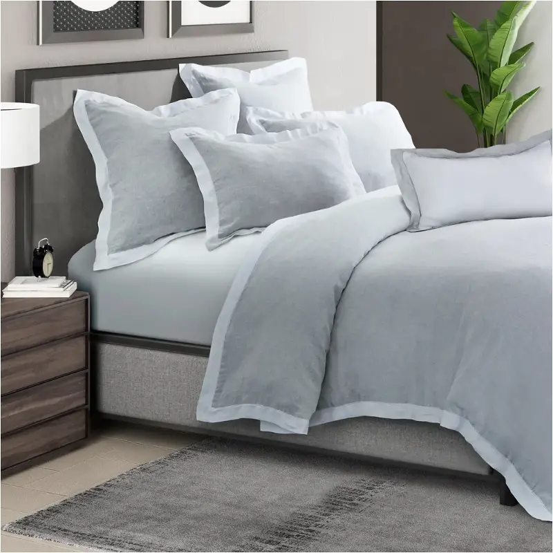 Bcs-kd07-atina-gry Aico Furniture Atina Bedding Comforter