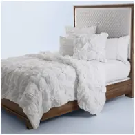 Bcs-ks06-savna-wht Aico Furniture Savanna White Bedding Comforter