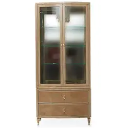 9008209-134 Aico Furniture Villa Cherie - Caramel Dining Room Furniture Accent Cabinet