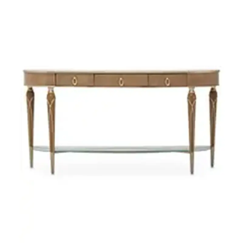 9008223-134 Aico Furniture Villa Cherie - Caramel Living Room Furniture Sofa Table