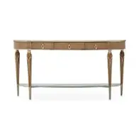 9008223-134 Aico Furniture Villa Cherie - Caramel Living Room Furniture Sofa Table