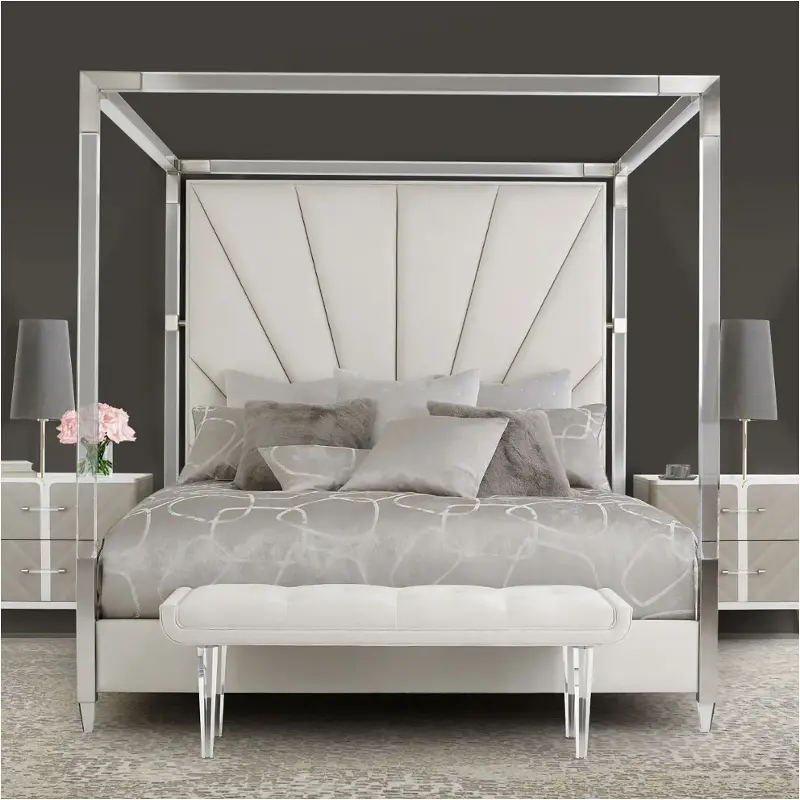 9032017-823 Aico Furniture Lanterna Bedroom Furniture Bed