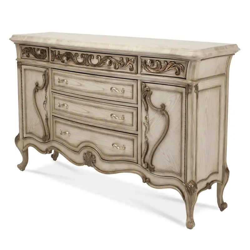 N09007-201 Aico Furniture Platine De Royale - Champagne Dining Room Furniture Sideboard