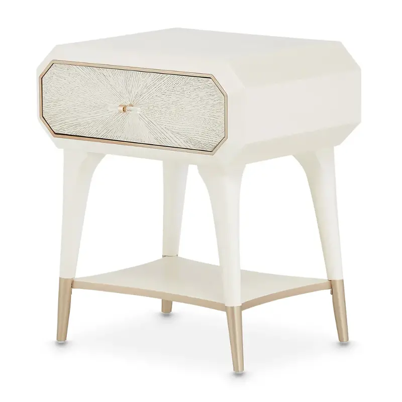 9034040-136 Aico Furniture La Rachelle Bedroom Furniture Nightstand