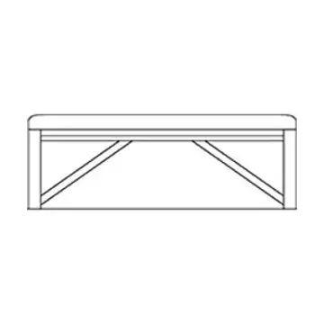 Ki-crln904-407 Aico Furniture Bedroom Furniture Benche