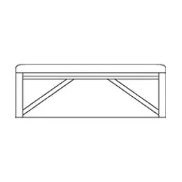 Ki-crln904-407 Aico Furniture Bedroom Furniture Benche