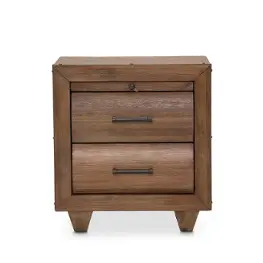 Ki-brkw040-408 Aico Furniture Brooklyn Walk Bedroom Furniture Nightstand